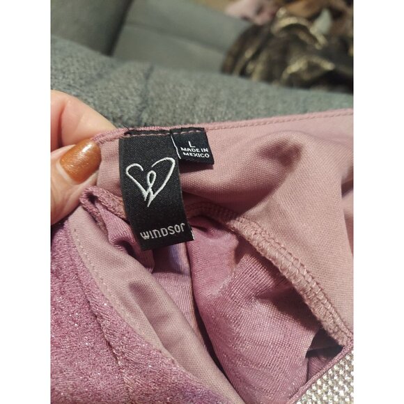 Windsor Sparkly Purple Short Dress Size Large Spaghetti Straps Homecoming Dress - Picture 10 of 10